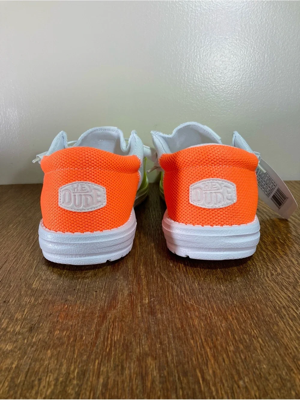Hey Dude Wally Neon Slip-On Shoe Men’s Size 13 Lime/Punch